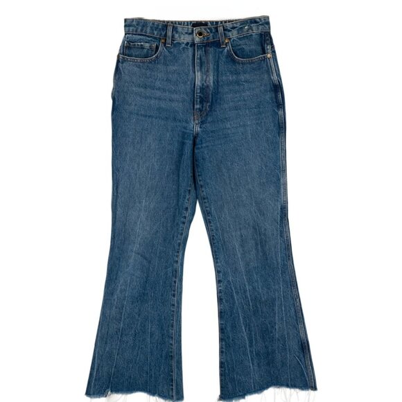 KHAITE Fargo Gabbie Jeans Raw Hem Size 29 - Picture 3 of 8